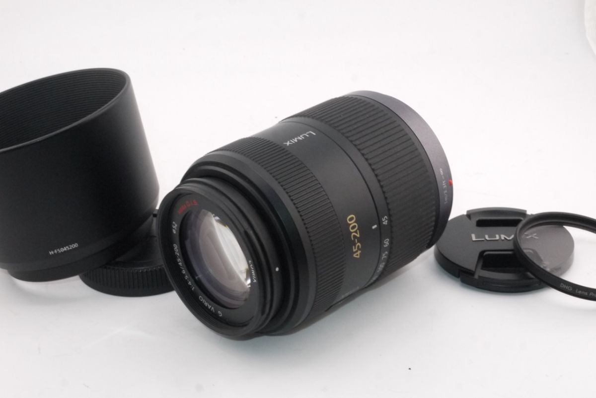 パナソニック Panasonic LUMIX G VARIO 45-200mm F4-5.6 MEGA O.I.S. H-FS045200 #2891 #0077