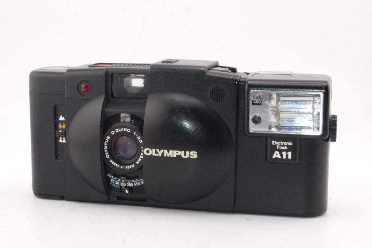 オリンパス OLYMPUS XA2 ＋ A11 D.ZUIKO 35mm F3.5 コンパクトフィルムカメラ #2910 #0077