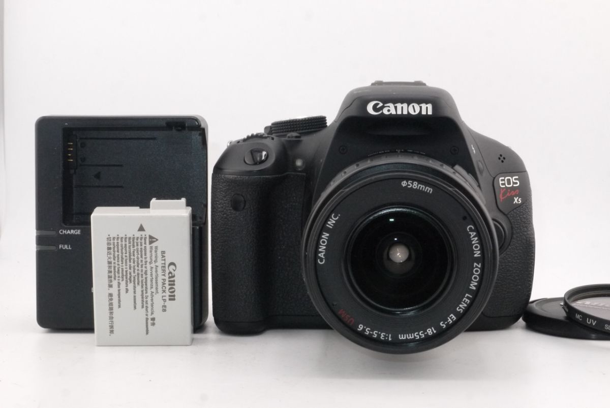★良品★キヤノン CANON EOS Kiss X5 ＋ EF-S 18-55mm F3.5-5.6 USM ボディレンズセット #2921 #4331