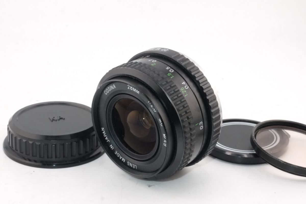 ★良品★コシナ COSINA 28mm F2.8 MC ペンタックスKマウント #2928 #0561
