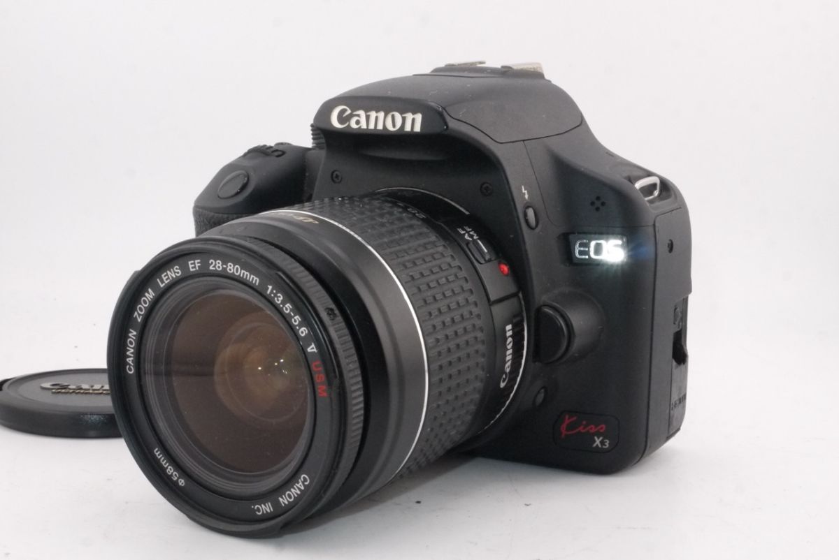 キヤノン CANON EOS Kiss X3 ＋ EF 28-80 3.5-5.6 V USM ボディレンズセット #2942 #0594