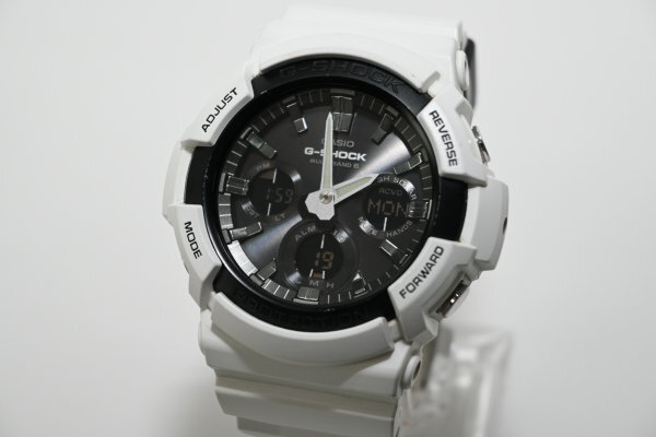 ●CASIO カシオ G-SHOCK GAW-100B-7A タフソーラー 電波 メンズ腕時計 稼働品