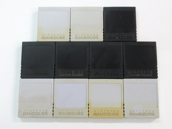 ゲームキューブ メモリーカード 11個 まとめ売り DOL-008×6 DOL-014×5 任天堂 Nintendo GAMECUBE GC