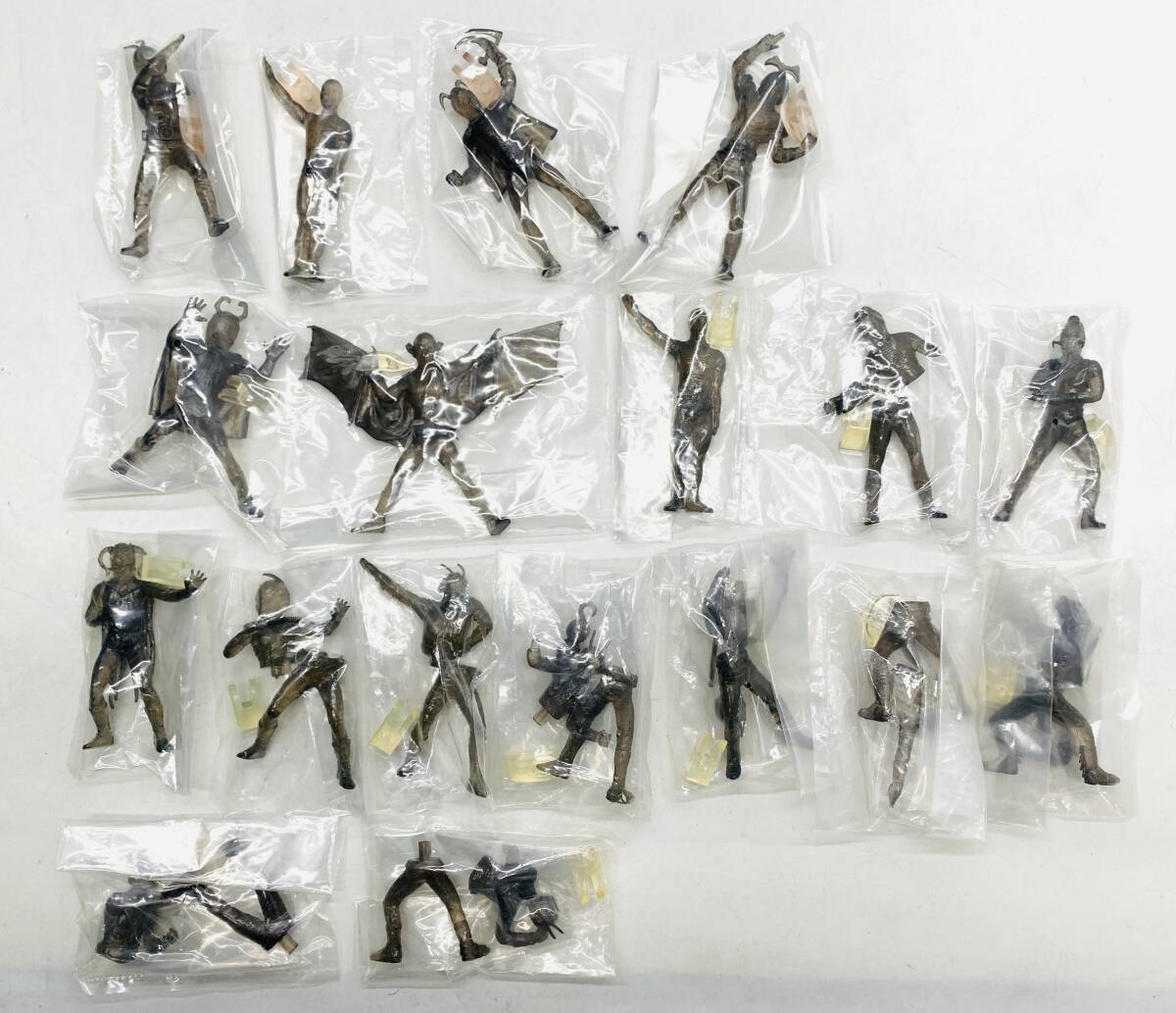 HG 仮面ライダー クリアブラックバージョン ショッカー怪人 ガシャポン フィギュア まとめ売り