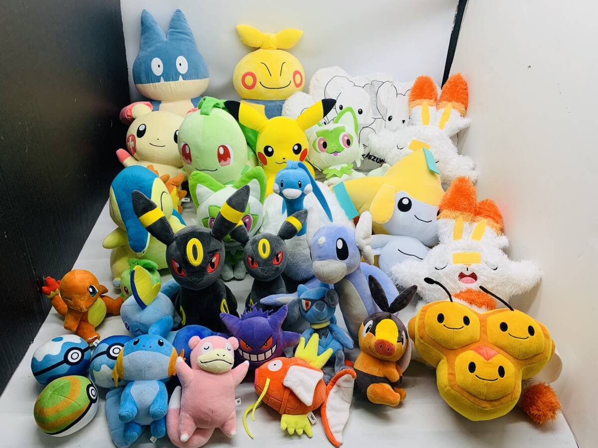 ポケットモンスター（ポケモン）ぬいぐるみ 大量 まとめ売り ポケセン プライズ ピカチュウ ゲンガー コイキング ブラッキーなど