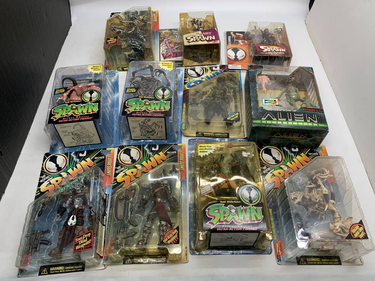 ジャンク 未開封 状態保証無 SPAWN スポーン まとめ売り ※エイリアンのおまけ付