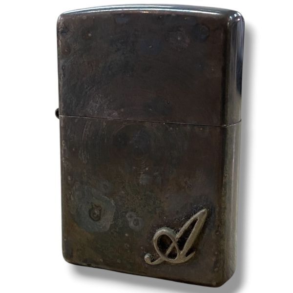 [60/B6-163/260429/12179/1425/TS300] Zippo ジッポー 筆記体 喫煙具 喫煙グッズ オイルライター 着火未確認 現状品