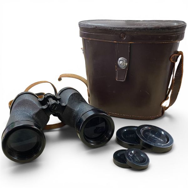 [80/B6-195/260519/11258/466/NT400] Nikon 7× 50 7.3° 双眼鏡 ニコン ケース付き レンズキャップ 動作未確認 現状品