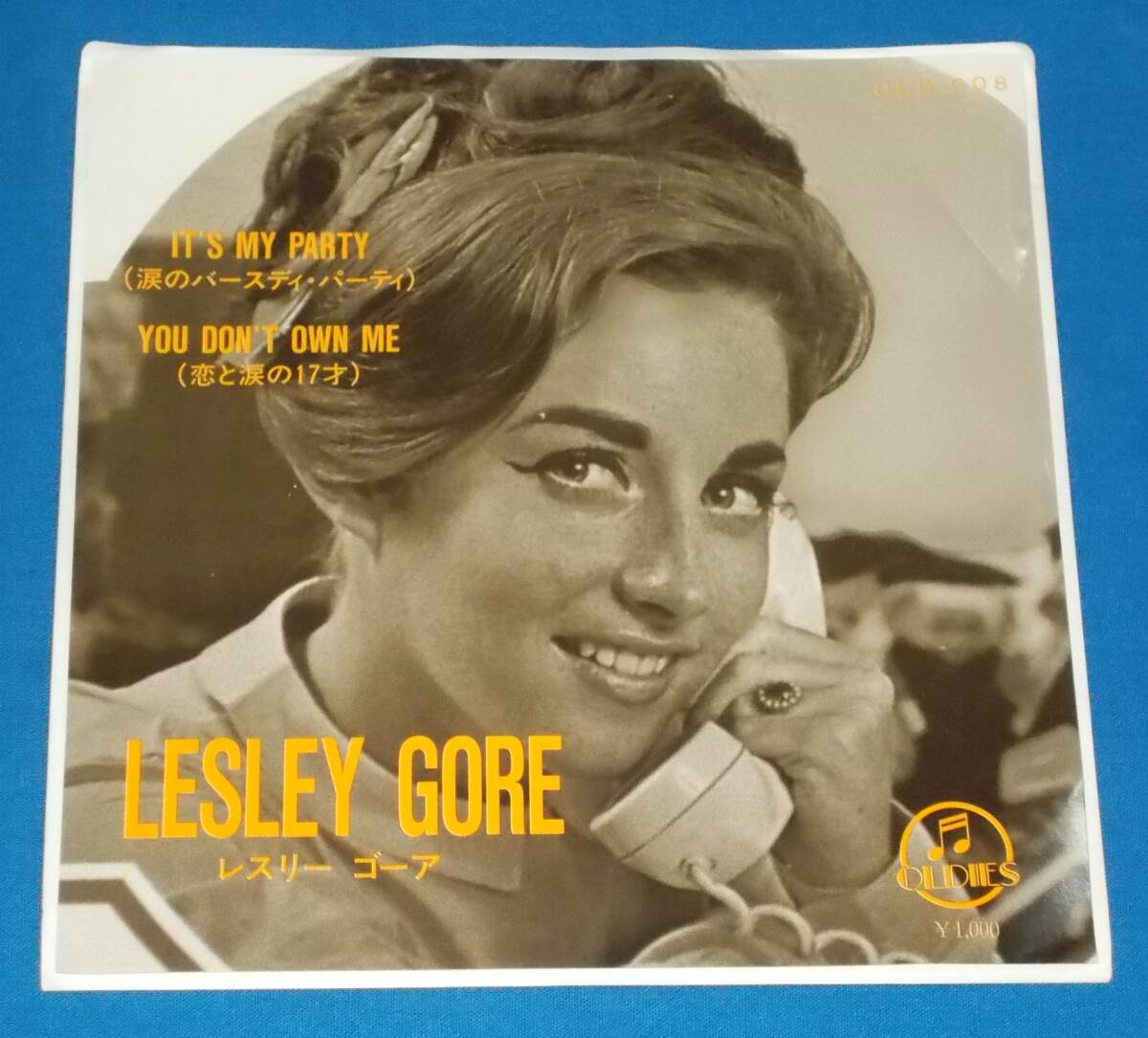 ☆7inch EP★60s名曲!●LESLEY GORE/レスリー・ゴーア「It's My Party/涙のバースデイ・パーティ」●