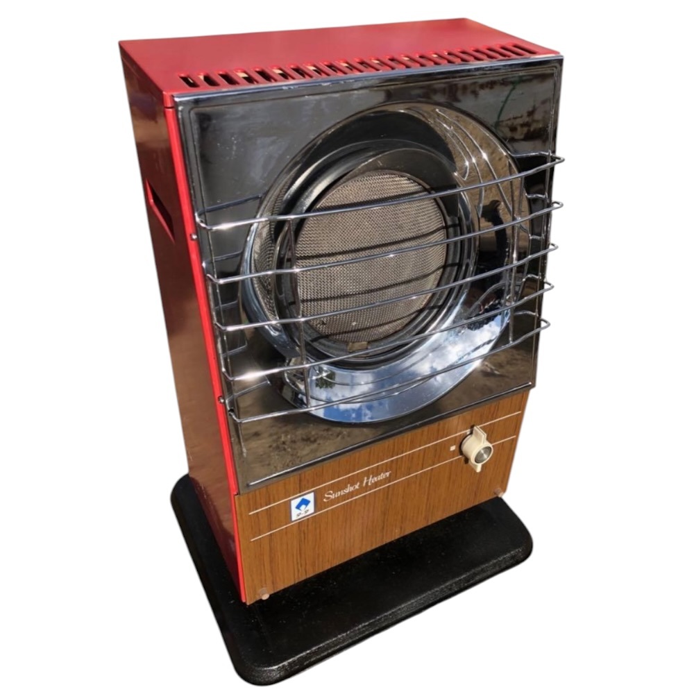 昭和レトロ　当時物　ターダ Sunshine Heater LPG ガスストーブ　超美品