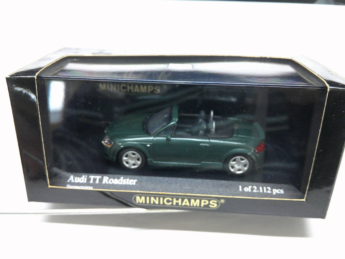 ミニチャンプス 1/43 アウディＴＴロードスター《未展示品》送料450円