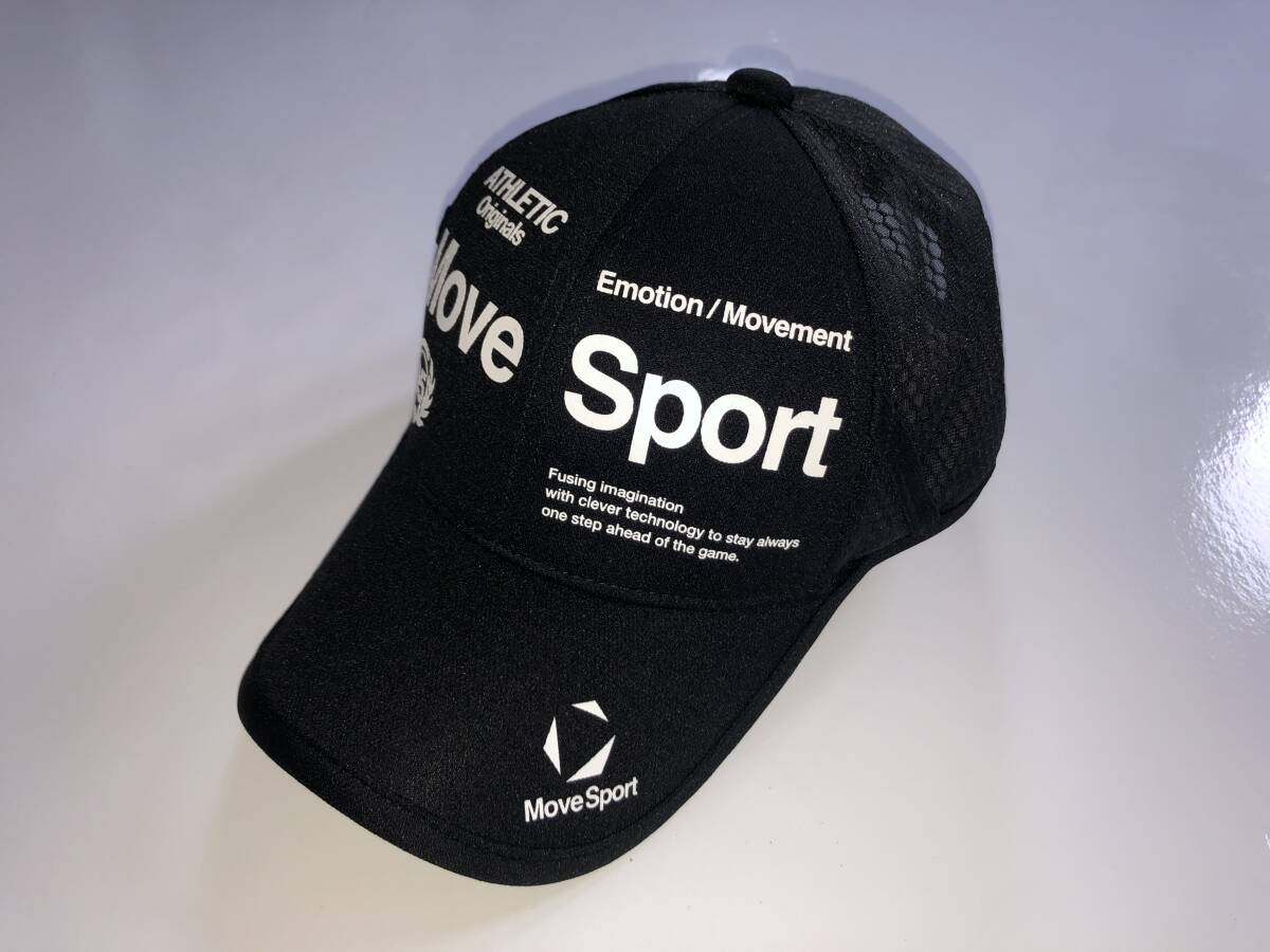 MoveSport（ムーブスポーツ）バックメッシュキャップ ブラック ST6SCP01U