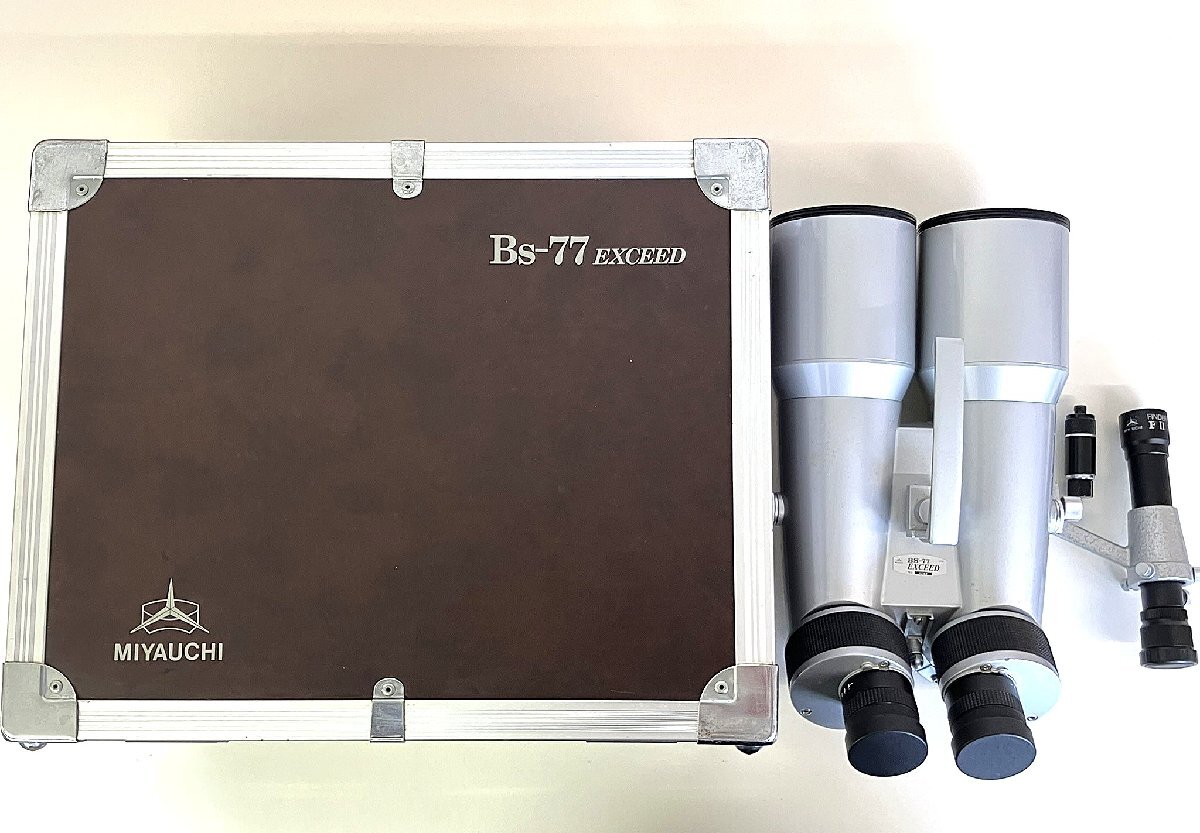 ミヤウチ MIYAUCHI 宮内光学 対空双眼鏡 BS-77 EXCEED 20ｘ77㎜ 2.5° 箱 中古ジャンク LL6-002◎