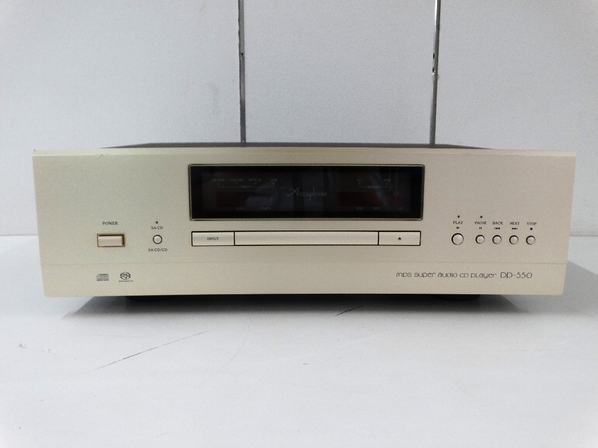 アキュフェーズ　Accuphase　DP-550　SUPER AUDIO CD PLAYER 中古 Ａ6-4◎