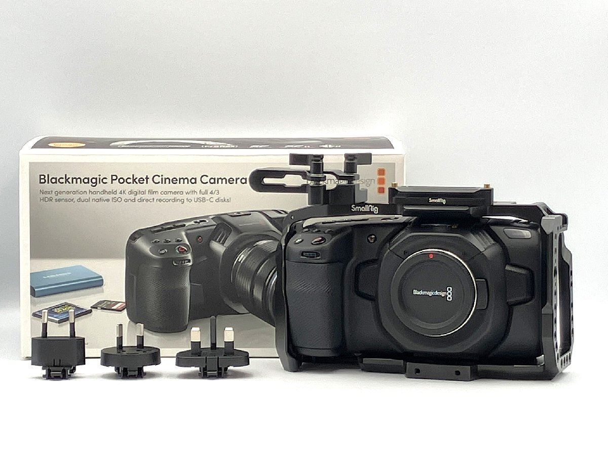 Blackmagic Pocket Cinema Camera 4K シネマカメラ 中古ジャンク LL6-005◎