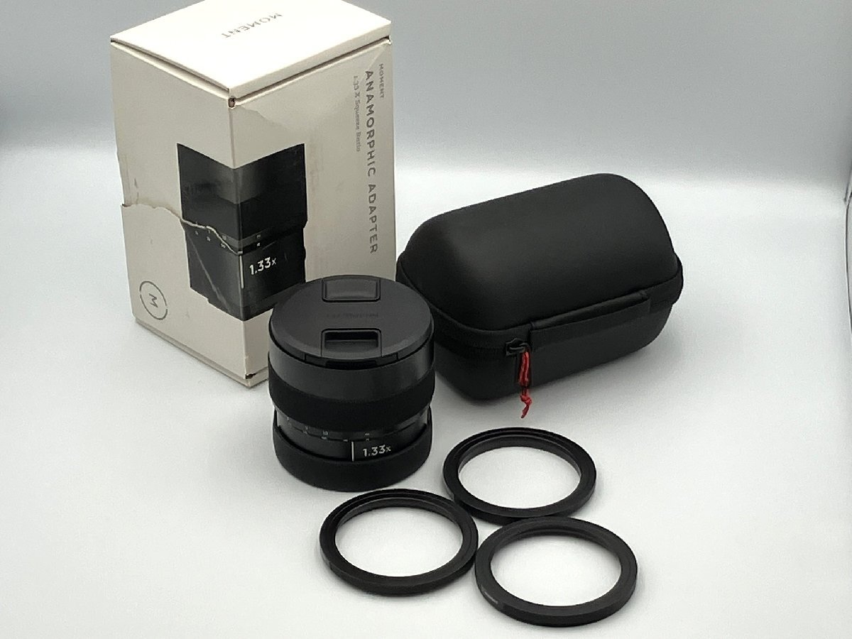 MOMENT ANAMORPHIC ADAPTER 1.33x Spueeze Ratio モーメント アナモルフィックアダプター 中古ジャンク LL6-007◎