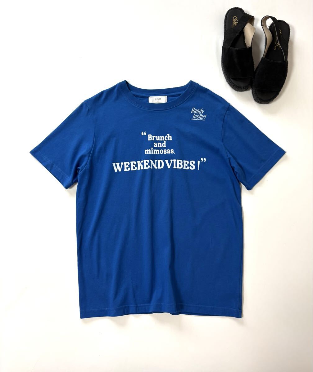 2024 スローブ イエナ SLOBE IENA グラフィック ロゴTEE 
