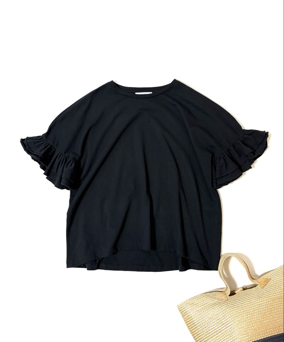 2025 ジャーナルスタンダード relume コットン ダブルフリル TEE トップス