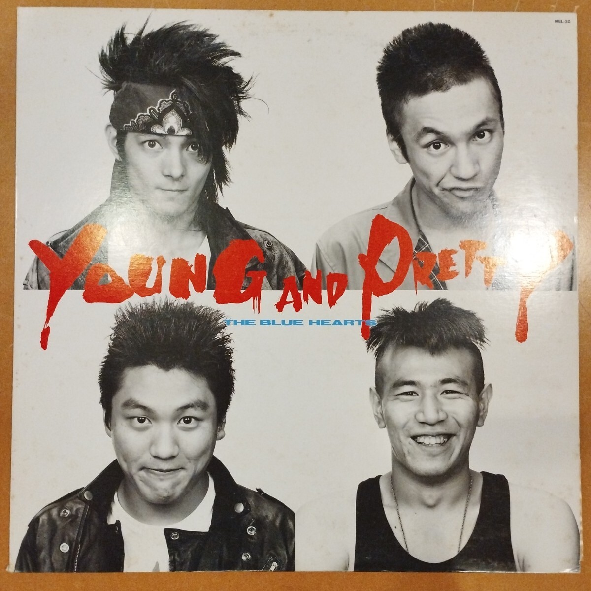 オリジナル見本盤 MEL-30 THE BLUE HEARTS ザ・ブルーハーツ YOUNG AND PRETTY プロモ MELDAC