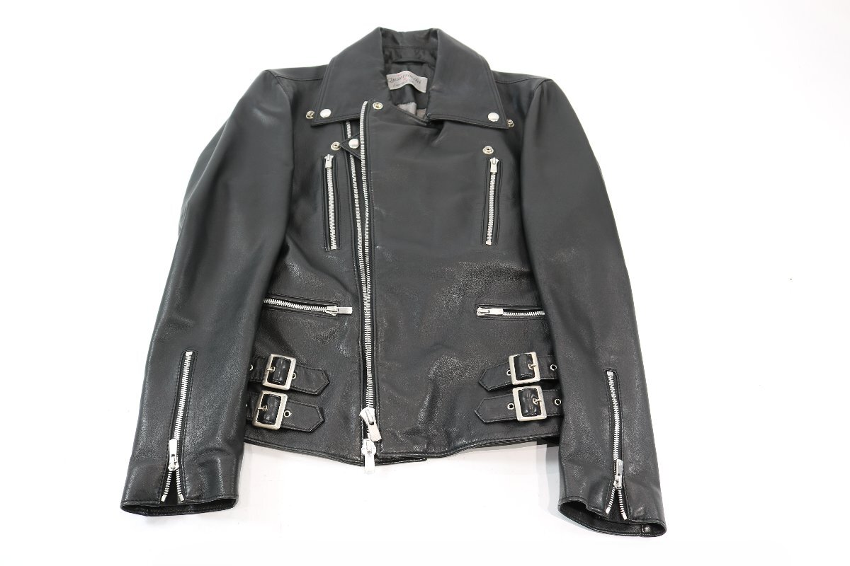 Quattrocchi クアトロッキ レザー ジャケット アウター トップス 服 ファッション サイズ 44 メンズ イタリア製 6025-ES