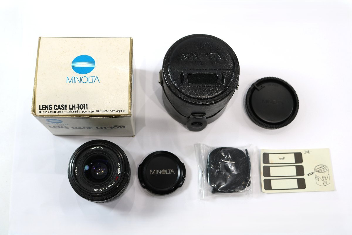 MINOLTA ミノルタ AF 28mm F2.8 (22) 一眼レフ カメラ 単焦点 レンズ 動作未確認 6041-ES