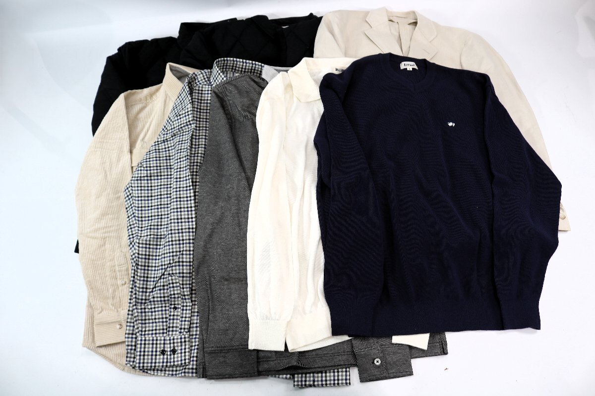 【9点】MUSSELBURGH マッセルバラ アウター ベスト ジャケット シャツ ニット サイズ M L メンズ ファッション 服 まとめ 6184-BY