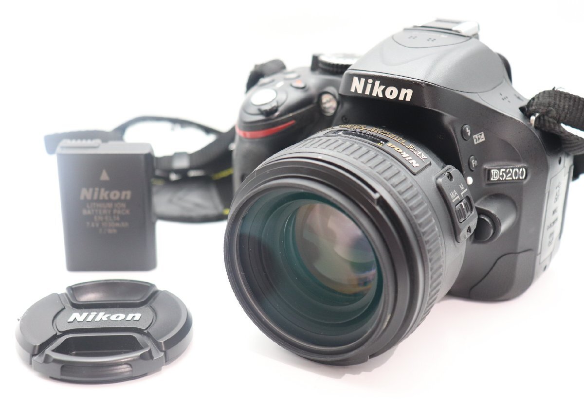 NIKON ニコン D5200 AF-S NIKKOR 50mm F1.4G デジタル 一眼レフ カメラ 単焦点 レンズ 動作未確認 6174-AM