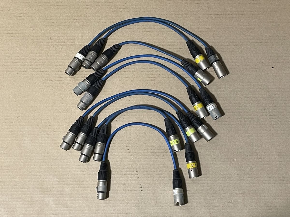 AES/EBUケーブル ショートパッチ 10本セット