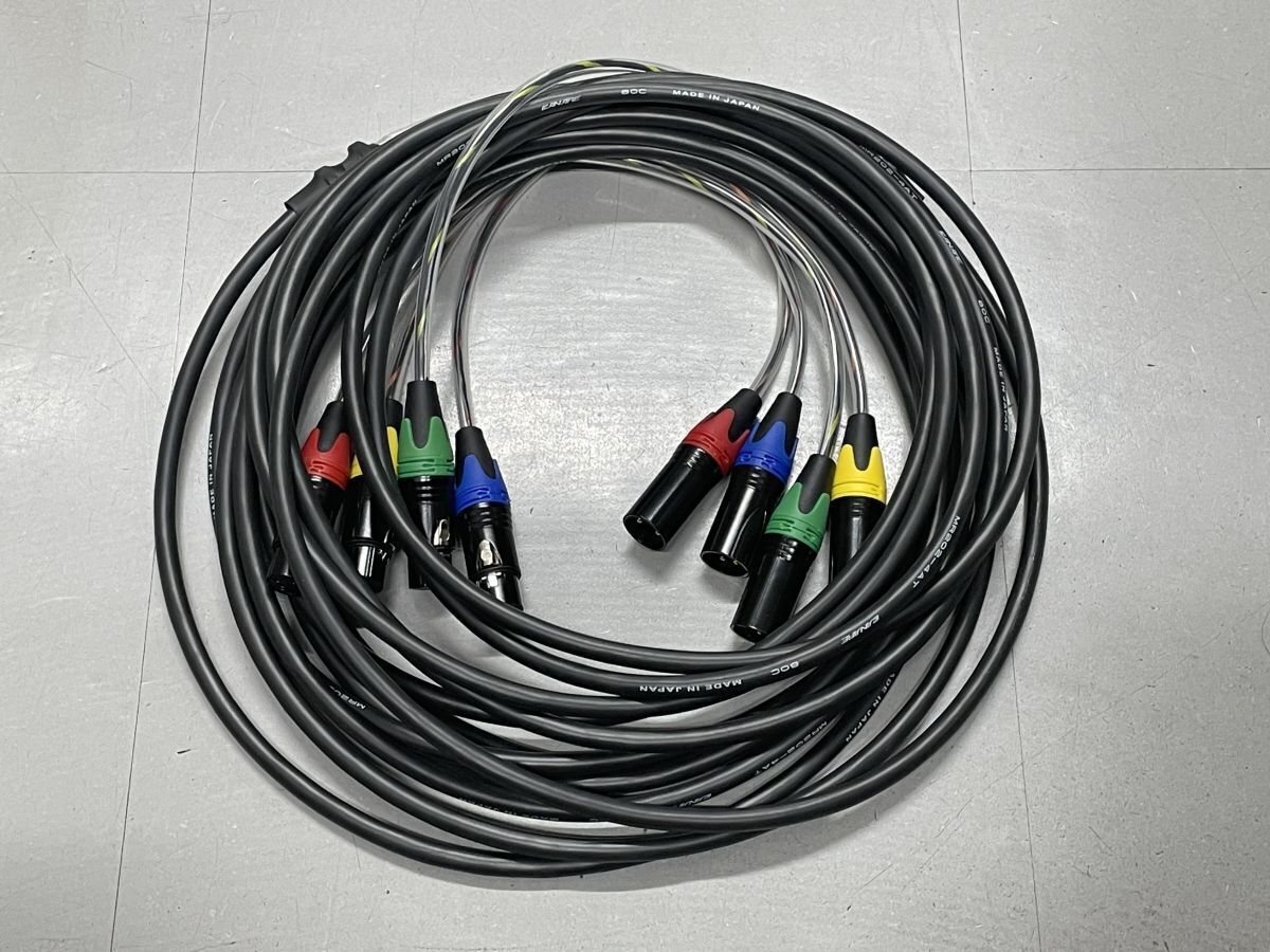 MR202-4AT CANARE カナレ XLR-XLR 4chマルチケーブル 約10M その２
