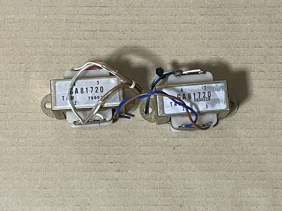 【希少】TAMURA アウトプットトランス / GA81720 / 2個セット　その２