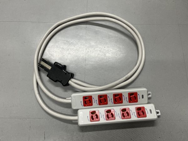 C平行パラ 計8口 / C型 30A Cコン 舞台 照明 音響 約1M