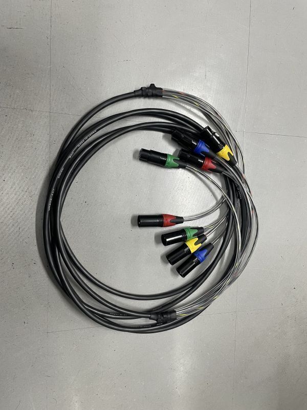 MR202-4AT CANARE カナレ XLR-XLR 4chマルチケーブル 約5M