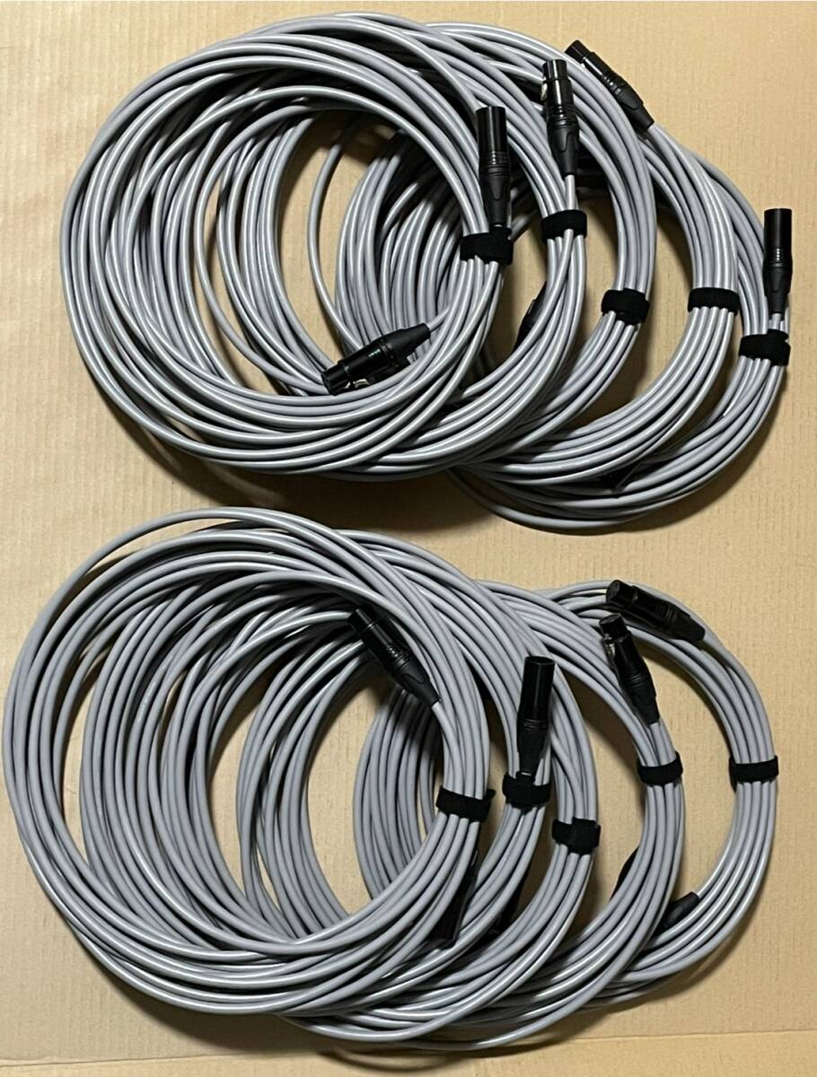 CANARE カナレ マイクケーブル 約10M 10本セット