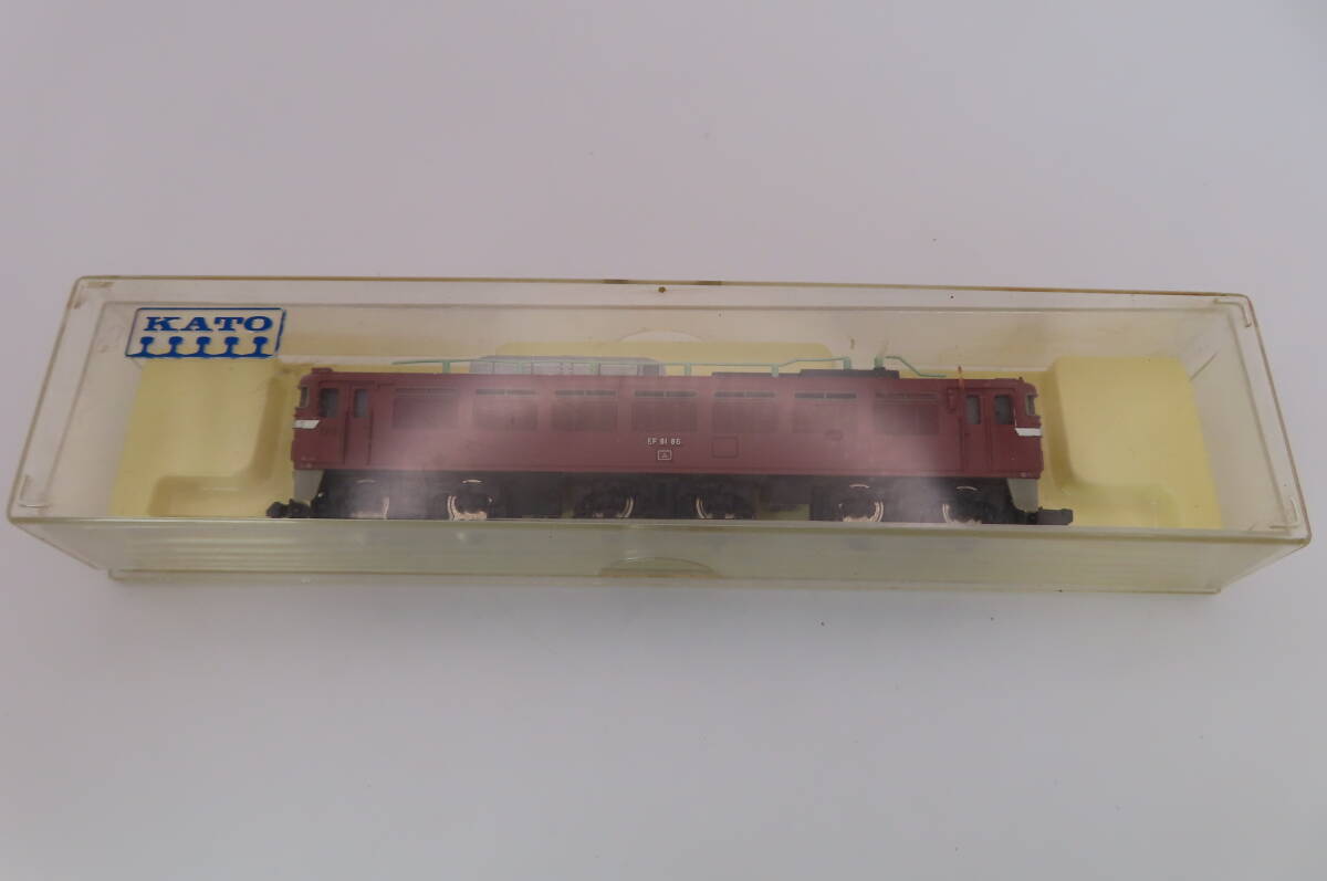 メーカー不明 Nゲージ 国鉄 EF81 86 鉄道模型 電車 中古品 管理ZI-LP-35
