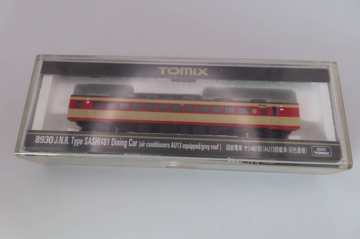 TOMIX Nゲージ 8930 国鉄電車 サシ481形 AU13搭載車 灰色屋根 鉄道模型 電車 中古品 管理ZI-LP-23