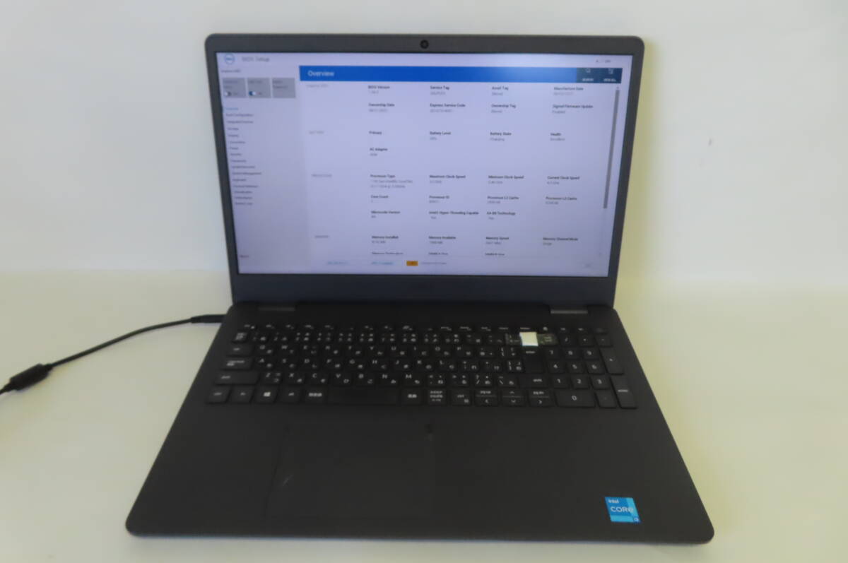 DELL inspiron 3501 i3-1115G4/8GB BIOS表示OK ジャンク品 部品どりに 管理N06