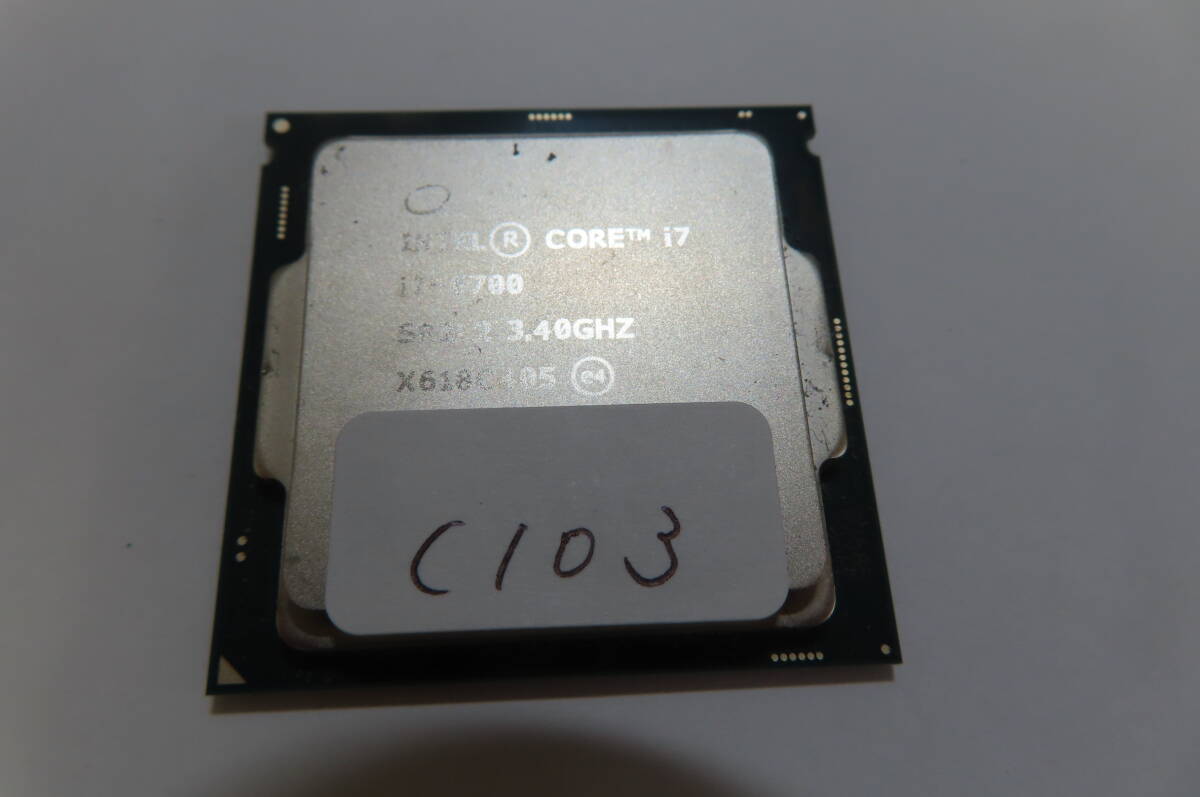 Intel Core i7 i7-6700 SR2L2 3.40GHz Socket1151 管理C103
