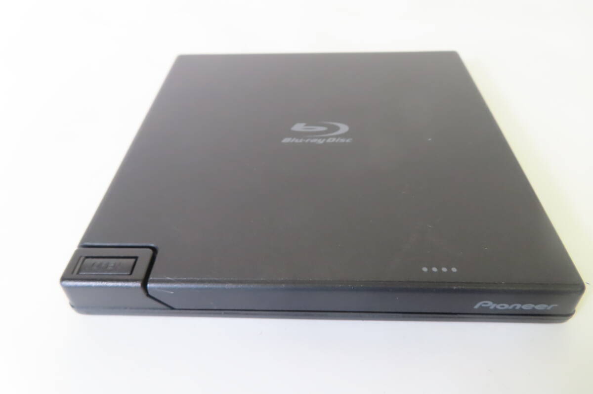 パイオニア BDR-AD07BK ポータブル ブルーレイドライブ 本体のみ 動作品 管理ZI-ｌP