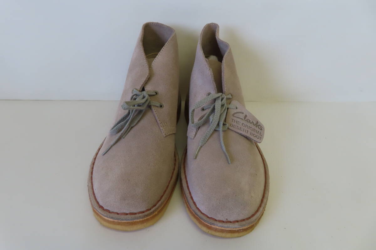 クラークス Clarks THE ORIGINAL DESERT BOOT ベージュ ブーツ スエード GB6.5 US7 未使用品 管理ZI-80
