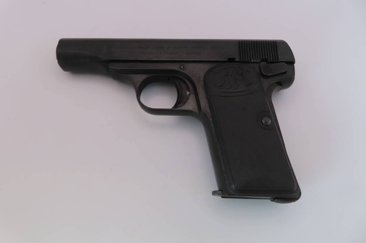 MARUSHIN FN社製 ブローニングM1910 自動式拳銃 SPG刻印あり モデルガン 中古品 管理LP