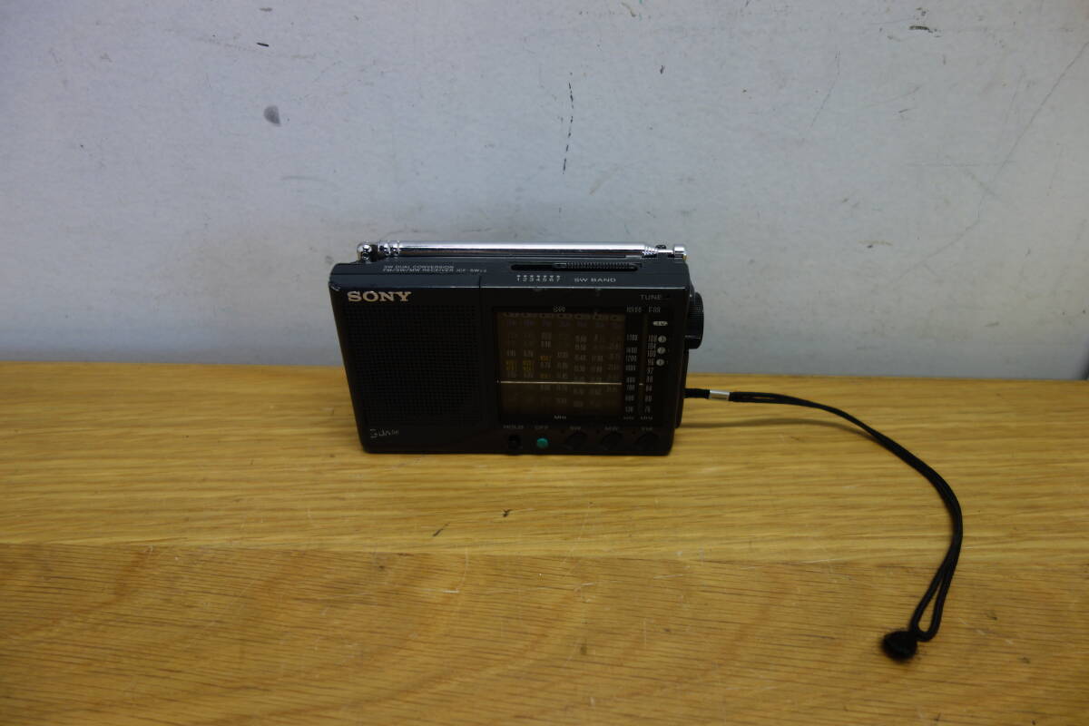 SONY 9BAND RECEIVER ICF-SW22 音出し可 サビあり ソニー レシーバー ラジオ 中古 ジャンク品 管理ZI-LPP