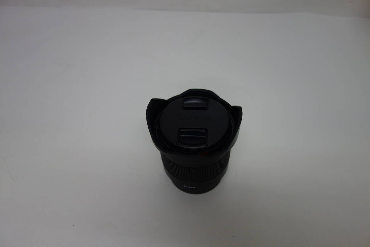 一眼 レンズ Panasonic H-X09 LEICA DG SUMMILUX 1:1.7/9 ASPH 動作未確認 中古 ジャンク品 10 管理ZI-60
