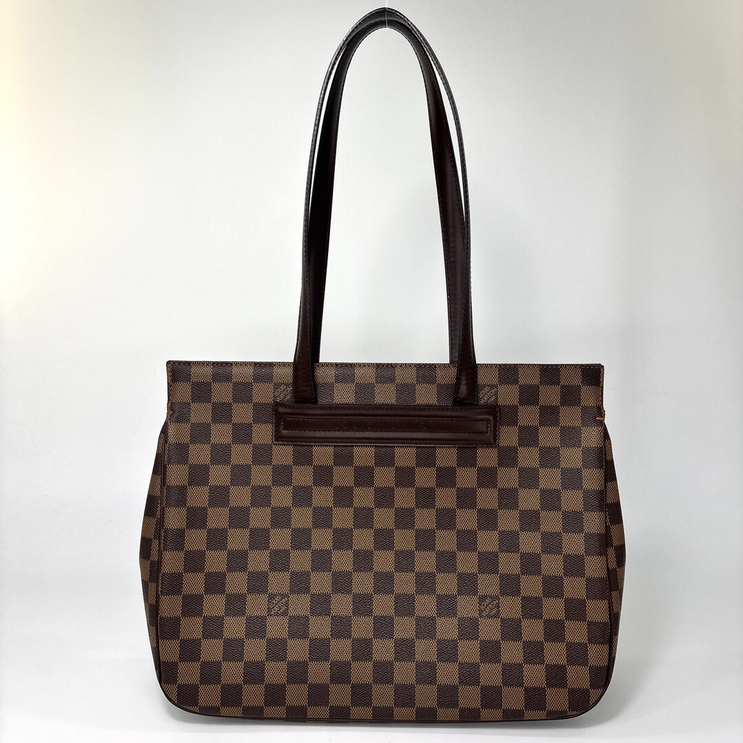 超極美品 Louis Vuitton イヴィトン パリオリPM ダミエ トートバッグ ハンドバッグ N51123 レディース ブラウン メンズ