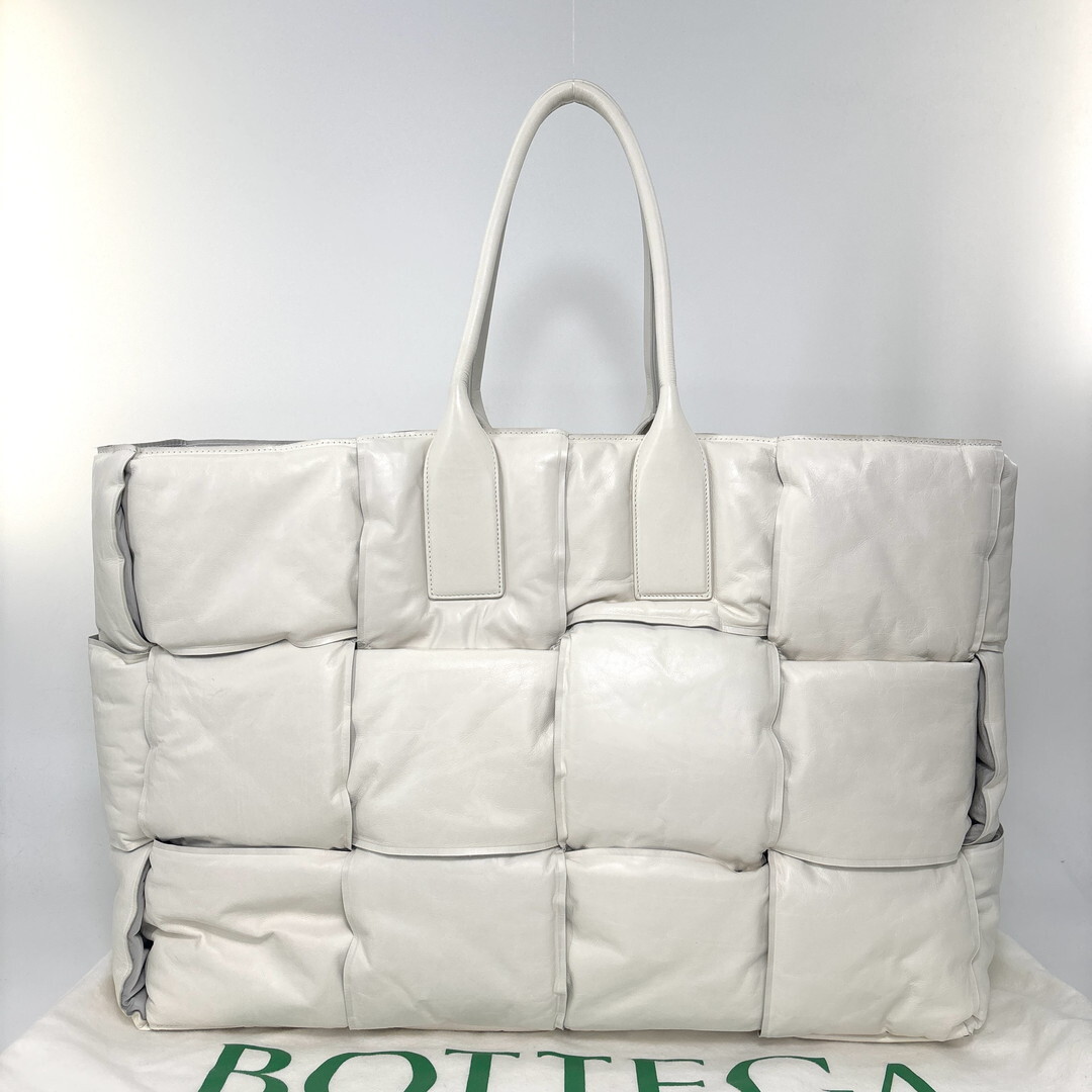 1円 未使用/IC bottega Veneta ボッテガヴェネタ マキシイントレチャート パデット カーフ トートバッグ ビジネスバッグ ボストンバッグ