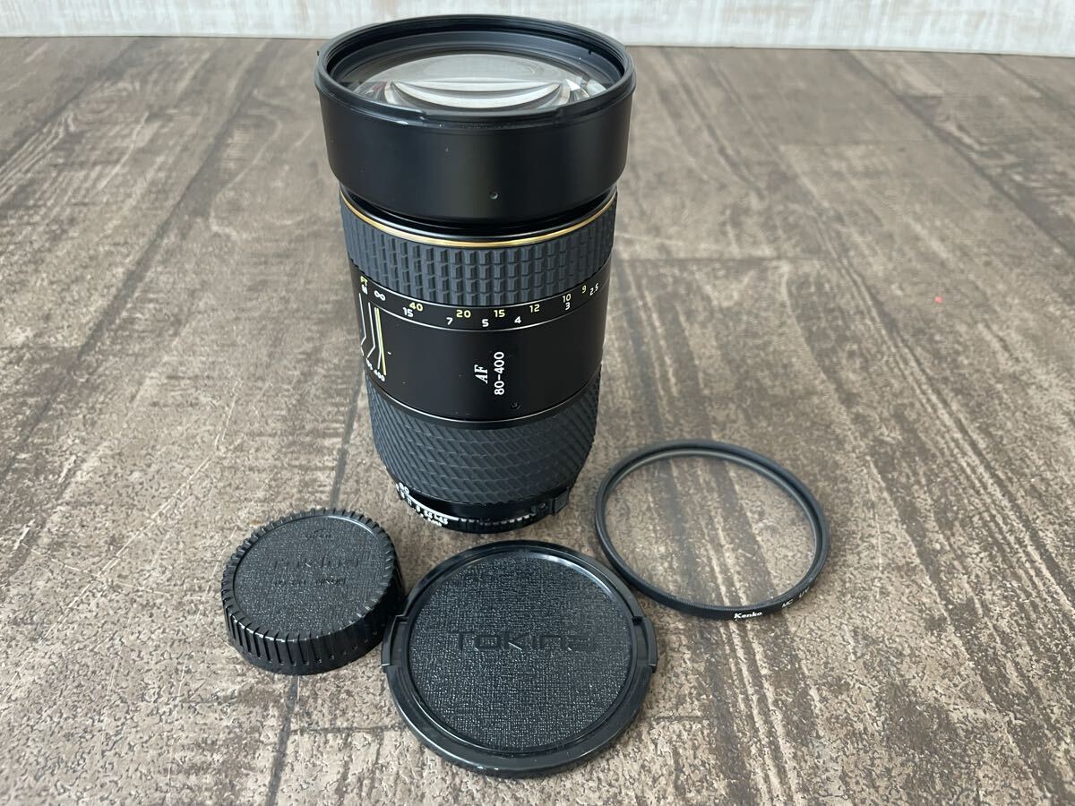 1円 美品 送料無料 トキナー Tokina AT-X 840 AF 80-400mm F4.5-5.6 ニコン 超望遠ズームレンズ 840AF D Nicon Canon Sony ペンタックス