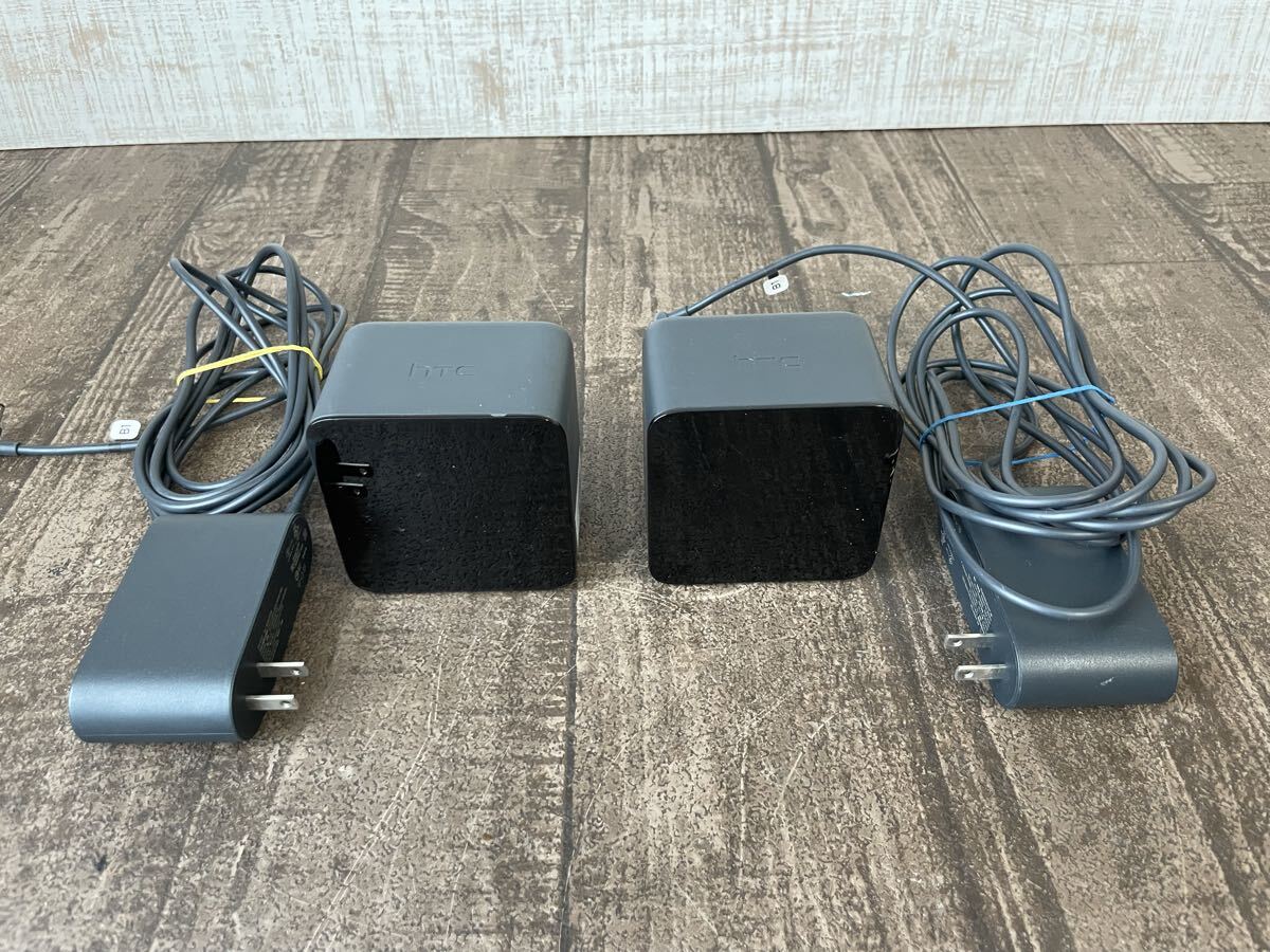 1円 送料無料 美品 HTC VIVE ベースステーション 2個 セット 1.0 電源アダプター VRトラッキングセンサー SteamVR Valve Index等互換