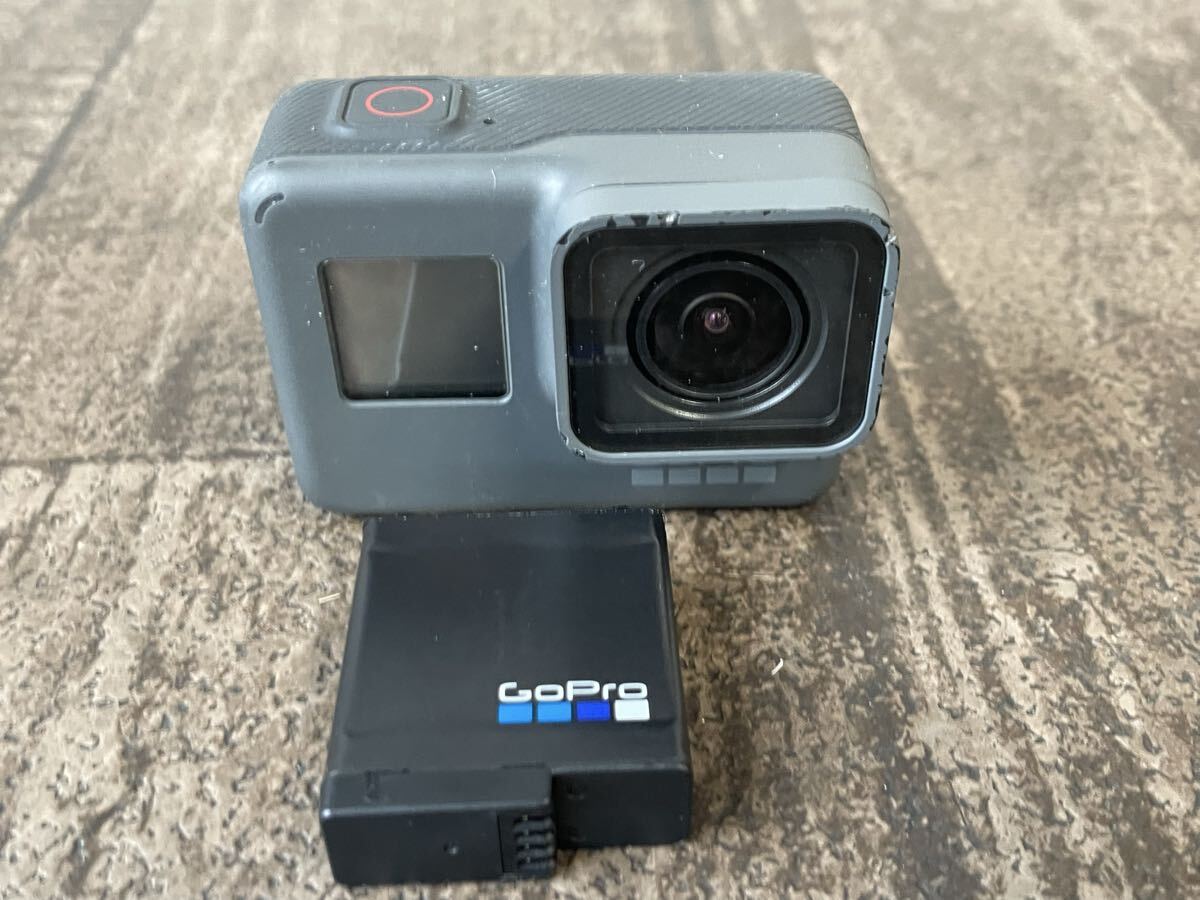 1円 送料無料 GoPro HERO5 Black ゴープロ 4K アクションカメラ 純正バッテリー付き アクションカム ブラック ウェアラブルカメラ