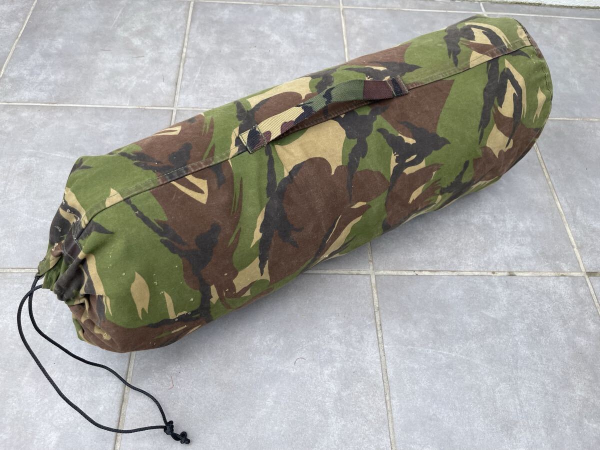 1円 実物 希少品 オランダ軍 ダッチテント テント DPM迷彩 軍幕 ソロキャンプ パップテント コットン ミリタリー テント 放出品 入手困難