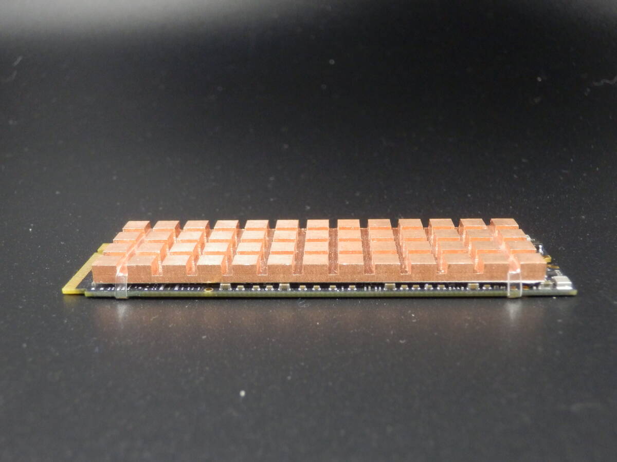 M.2 SSD ヒートシンク 銅製 3mm厚 2個セット NVMe NGFF 2280 高放熱 サーマルパッド付