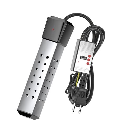 2000W 投げ込みヒーター 【2026年】 浴槽用給湯器 2000W切替 温度調整 タイマー機能 空焚き防止 安全設計 急速加熱
